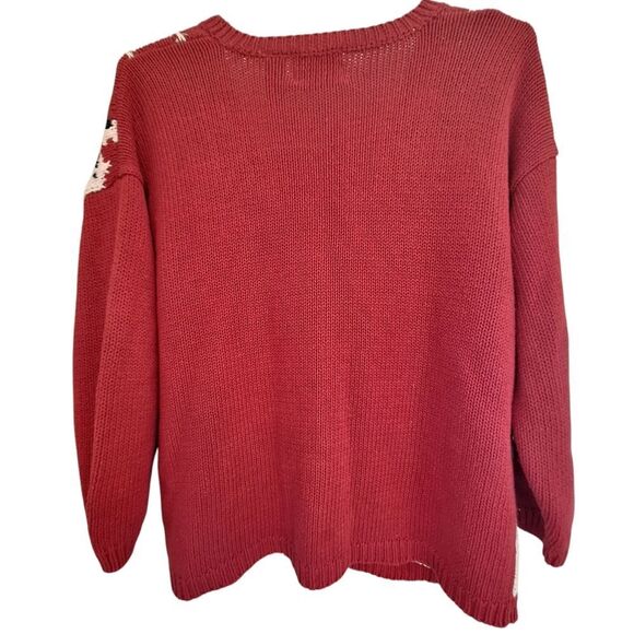 Heirloom Collectibles PL Vintage Christmas Sweater Cardigan Bears School Teacher - Picture 8 of 16